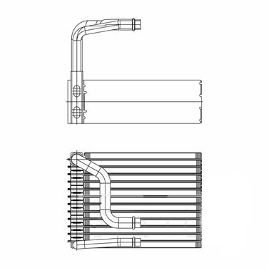 A/C Evaporator Core TY 97226