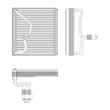 A/C Evaporator Core TY 97227