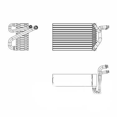 A/C Evaporator Core TY 97228