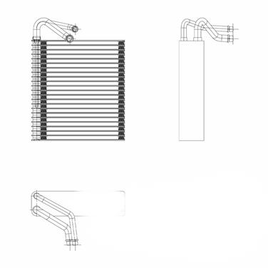 A/C Evaporator Core TY 97230