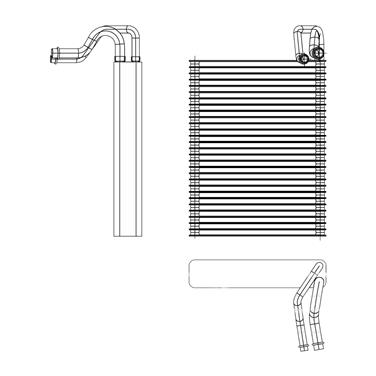 A/C Evaporator Core TY 97251