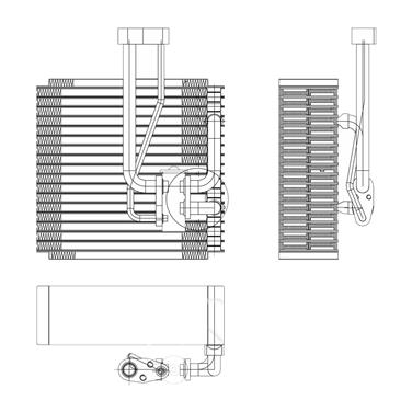 A/C Evaporator Core TY 97252