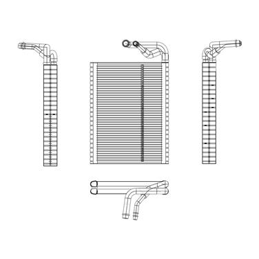 A/C Evaporator Core TY 97253