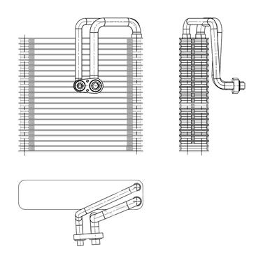 A/C Evaporator Core TY 97288