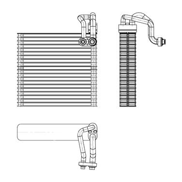 A/C Evaporator Core TY 97291