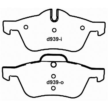 Disc Brake Pad Set WB MX939