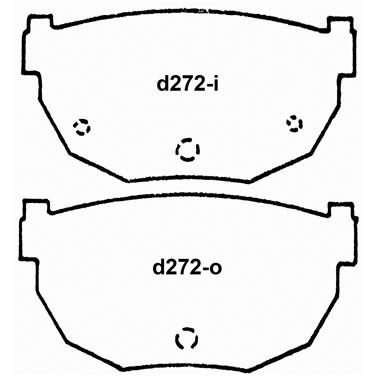 Disc Brake Pad Set WB PD272