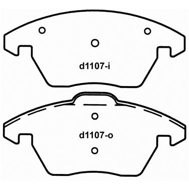 Disc Brake Pad Set WB QC1107