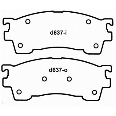 Disc Brake Pad Set WB QC637