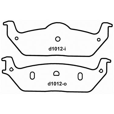 Disc Brake Pad Set WB SX1012