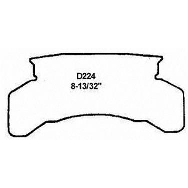 Disc Brake Pad Set WB SX224