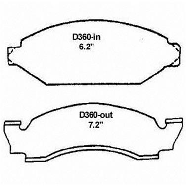 Disc Brake Pad Set WB SX360