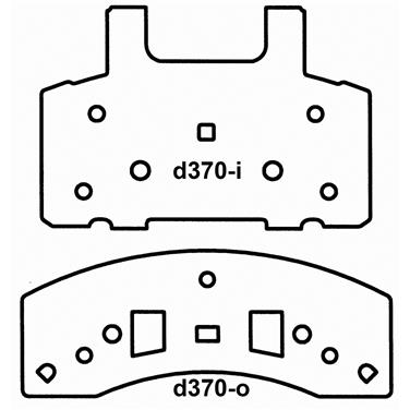 Disc Brake Pad Set WB SX370