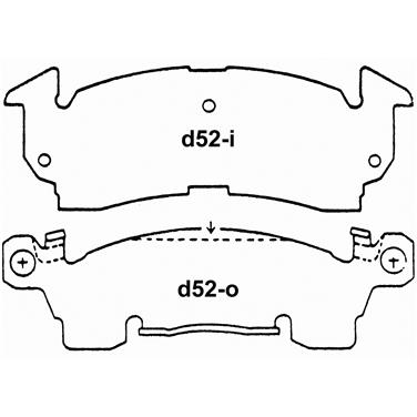 Disc Brake Pad Set WB SX52