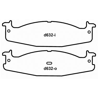 Disc Brake Pad Set WB SX632