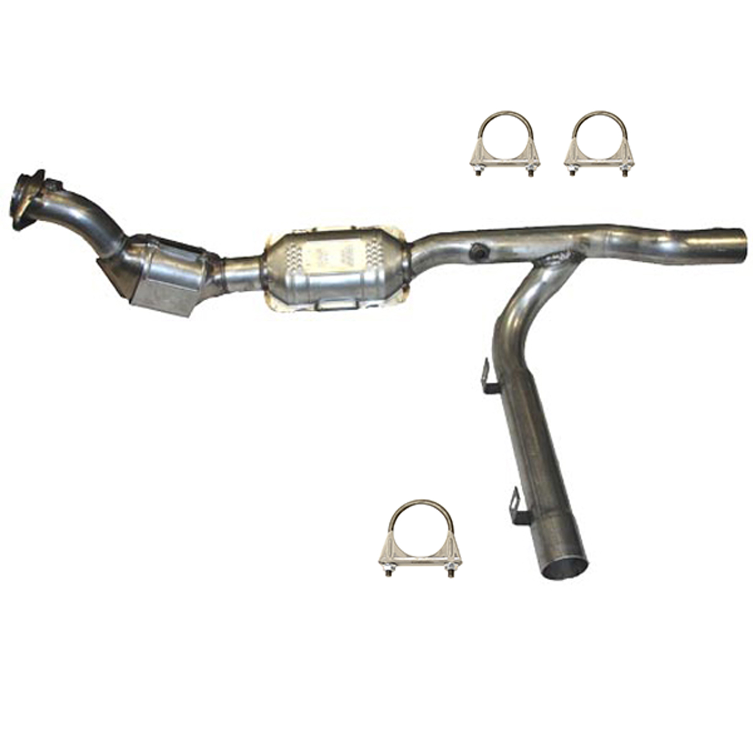 Eastern Catalytic 83175 Universal 12/" Oval Catalytic Converter for Mustang//F-150