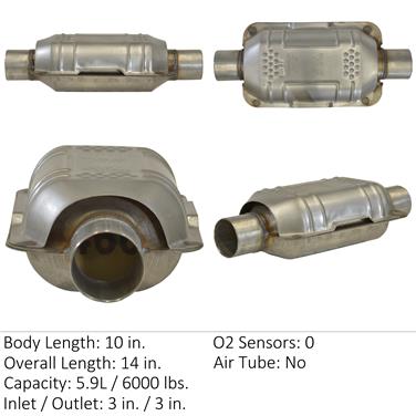 1992 Chevrolet K1500 Catalytic Converter EA 70330