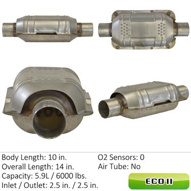 2000 Ford F-150 Catalytic Converter EA 83166