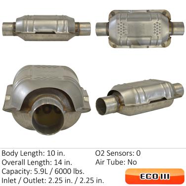 2007 GMC Sierra 1500 Catalytic Converter EA 93165