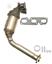 Exhaust Manifold with Integrated Catalytic Converter EA 30548