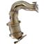 1998 Toyota Camry Exhaust Manifold with Integrated Catalytic Converter EA 40434