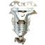Exhaust Manifold with Integrated Catalytic Converter EA 40582