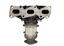 Exhaust Manifold with Integrated Catalytic Converter EA 40793