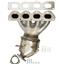 Exhaust Manifold with Integrated Catalytic Converter EA 50511