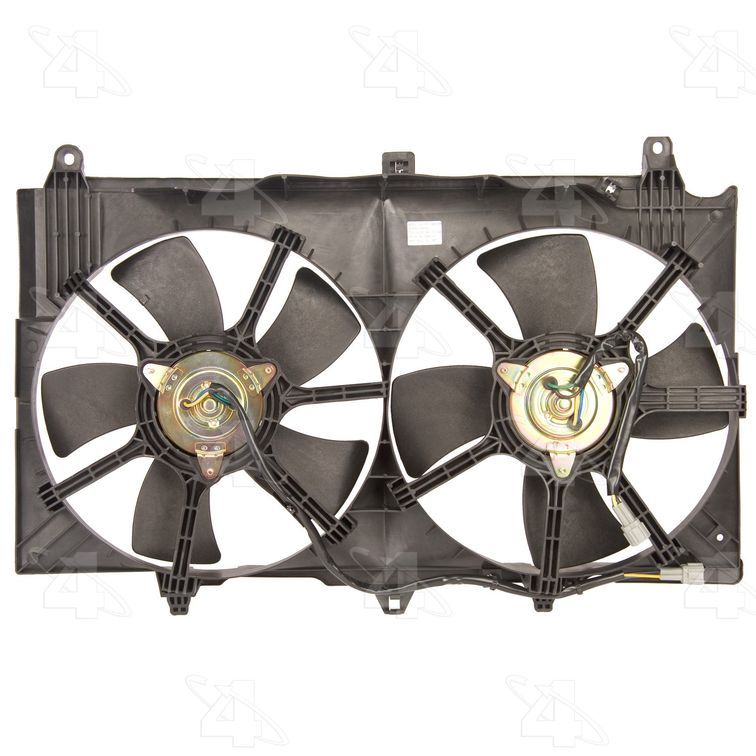 2005 Nissan 350Z Dual Radiator and Condenser Fan Assembly ...