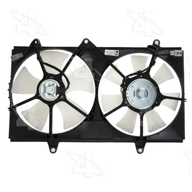 2001 Chevrolet Prizm Dual Radiator and Condenser Fan Assembly FS 75250