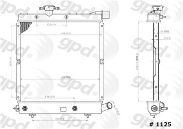 Radiator GP 1125C