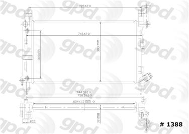 Radiator GP 1388C