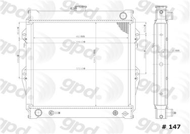 Radiator GP 147C