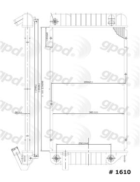 Radiator GP 1610C