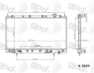 Radiator GP 2023C