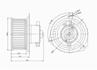 HVAC Blower Motor GP 2311276