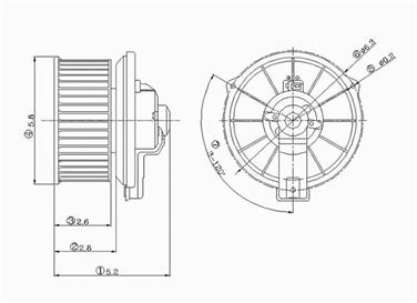 HVAC Blower Motor GP 2311288