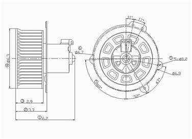 HVAC Blower Motor GP 2311524