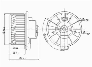 HVAC Blower Motor GP 2311528