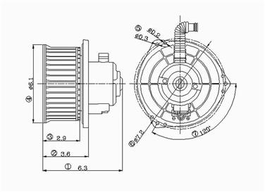 HVAC Blower Motor GP 2311540