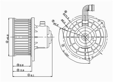 2000 Subaru Impreza HVAC Blower Motor GP 2311545