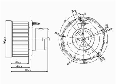 HVAC Blower Motor GP 2311581