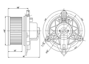 HVAC Blower Motor GP 2311594