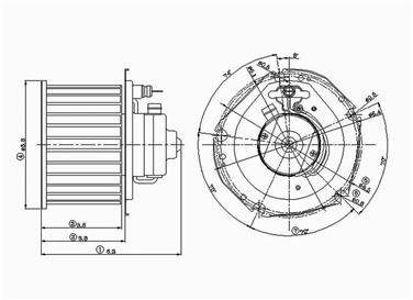 HVAC Blower Motor GP 2311597