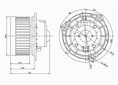 HVAC Blower Motor GP 2311607