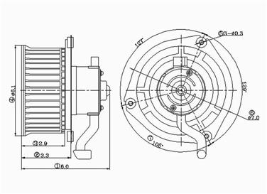 HVAC Blower Motor GP 2311608