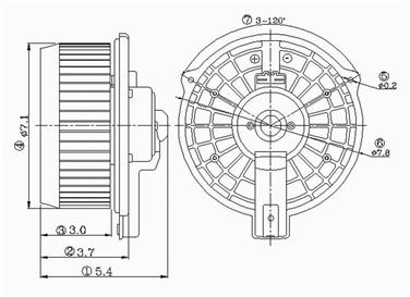 HVAC Blower Motor GP 2311609