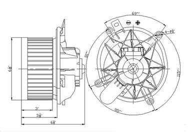 HVAC Blower Motor GP 2311611