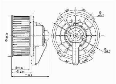 HVAC Blower Motor GP 2311612