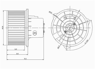 HVAC Blower Motor GP 2311624